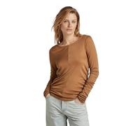 G-STAR Para Mujer Top Gathered Slim, Marrón (Toasted Coconut D24516-D528-G289), M