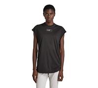 G-Star Para Mujer Top Lash Tape Cap Sleeve, Negro (dk black D21587-4107-6484), M