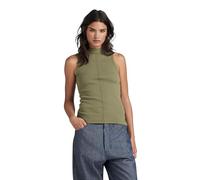 G-STAR Para Mujer Top Open Back Mock Slim, Verde (dk Shamrock D24502-D595-7159), XXS