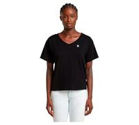 G-STAR Para Mujer Top Open V-Neck Relaxed, Negro (dk Black D26067-D601-6484), XL