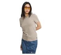 G-STAR Para Mujer Top Overdyed Front Seam, Gris (Brick D24499-4107-150), XS