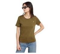 G-STAR Para Mujer Top Overdyed Front Seam, Verde (Antic Green D24499-4107-735), XXS