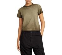 G-STAR Para Mujer Top Overdyed Micro Boxy, Verde (Wild Olive GD D26078-D756-C028), L