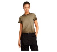 G-STAR Para Mujer Top Overdyed Micro Boxy, Verde (Wild Olive GD D26078-D756-C028), XL
