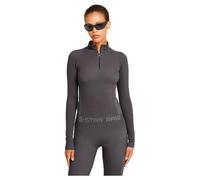 G-STAR Para Mujer Top Seamless Zip, Gris (Grey Asphalt D26341-D989-G277), M