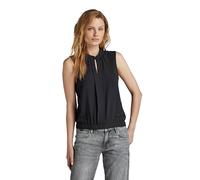 G-Star para Mujer Top Stand Up Collar, Negro (dk Black D24453-D523-6484), XS
