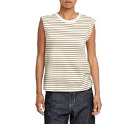 G-Star para Mujer Top Stripe Boxy, Multicolor (lt Chalk/dk Mustard Stripe D26073-D979-H205), XS