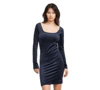 G-Star para Mujer Vestido ceñido de Terciopelo, Azul (Osaka Blue D25040-D422-3873), S