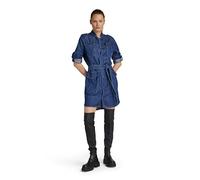 G-STAR Para Mujer Vestido Denim Field, Azul (Rinsed D24350-D548-082), XS