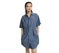 G-STAR Para Mujer Vestido Relaxed Drawcord, Azul (Rinsed D24874-D558-082), S
