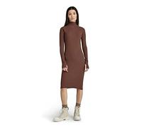 G-Star Para Mujer Vestido Rib Slim , Marrón (chocolate lab D22274-D107-D312), L