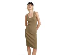 G-STAR Para Mujer Vestido Sin Mangas Bodycon Ribbed Knitted, Marrón (Coriander D24659-D605-G290), XXS
