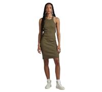 G-Star para Mujer Vestido Slim Ribbed Tank, Verde (dk Shamrock D24485-D289-7159), L