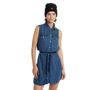 G-STAR Vestido camisero navy / azul denim, Talla 36