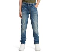 G-STAR Para Ninos Kids 3301 Slim Pull-Up Jeans, Azul (Sun Faded Indigo Destroyed D24921-01-C041), 16