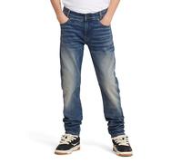 G-STAR Para Ninos Kids D-STAQ Slim Jeans, Azul (Sun Faded Indigo D24922-01-B503), 14