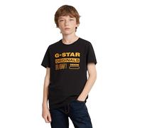 G-STAR Para Ninos Kids T-Shirt Originals, Negro (dk Black D24912-01-6484), 6