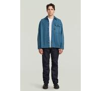 G-Star Pleated 1-pkt Boxy Shirt L/s Faded Indigo Gd Talla: S | Camisas Casuales Outlet | Hombre | Azul