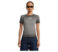 G-Star Raw Army Ringer Slim Top, Negro Dk Black GD D24506-c773-b564, S