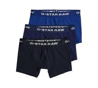 G-Star RAW Boxer Briefs 3 Pack Blue Tone, Calzoncillos Boxer de los Hombres, Mehrfarben (Mazarine Blue/Imperial/Lighting Blue D23773-D516-G162),