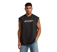 G-Star Raw C.V. Camiseta Holgada Gr SL R para Hombre, Color Negro (Dk Black D29347-e385-6484), XL
