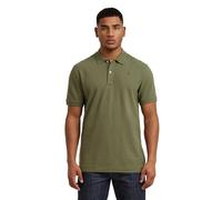 G-Star Raw C.V. Dunda Overdyed Slim Polo Shirt, Green, L Men's