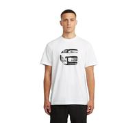 G-Star Raw C.V. G Icon gr r t T-Shirt, White, L Men's