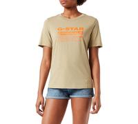G-Star RAW, camiseta para mujer, etiqueta original r t wmn, lt moss, XXS