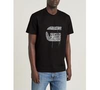 G-Star para Hombre Stitch Burger r t, Negro (dk Black D25674-C336-6484), L