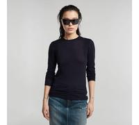 G-Star Raw Denim Acanalado Hombro Paneles Delgado R T L / SEÑORAS S Manga Larga