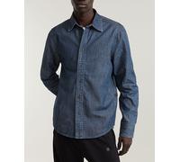 G-STAR Para Hombre Camisa Regular Denim, Azul (Worn in Sea Stone D25518-D539-G893), XL
