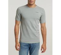 G-Star Raw G-Star Raw - Camiseta Base de hombre en algodón orgánico slim manga corta. Gris verdoso Talla XS