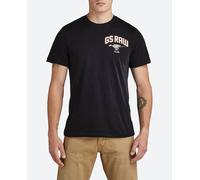 G-STAR Para Hombre Camiseta Skeleton Dog Chest Graphic Slim, Negro (dk Black D24424-C372-6484), XS