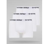 G-Star Raw G-Star Raw - Paquete de tres calzoncillos blancos suaves y elásticos. Blanco Talla 56
