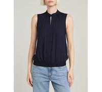 G-STAR Para Mujer Top Stand Up Collar, Azul (Osaka Blue D24453-D923-3873), S