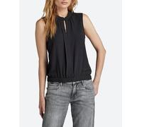 G-STAR Para Mujer Top Stand Up Collar, Negro (dk Black D24453-D523-6484), S