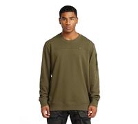 G-STAR RAW Lightweight Sweatshirt Sleeve Pocket Camiseta, Verde Shadow Olive D23514-d278-b230, M para Hombre