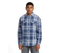 G-STAR RAW Marine Slim Hemd Camiseta, Azul (Medium Aged D24963-e028-071), S Hombres