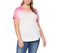G-STAR RAW Mysid Dip Slim Camiseta, Rosa (Bright Rebel Pink B059-b421), M para Mujer