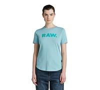 G-STAR RAW RAW. Slim T-Shirt, Tops para Mujer, Azul (ocean D21226-4107-826), S
