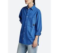 G-STAR Para Mujer Sobrecamisa Relaxed, Azul (Faded Blue Papillon GD D24344-D551-G336), XS