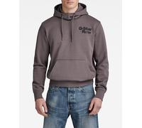 G-Star Para Hombre Sudadera con capucha Back Print, Gris (rabbit D23896-B782-G077), XS