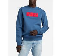 G-Star Raw Sudadera RAW. Felt de hombre corte recto y cuello redondo. Azul XS
