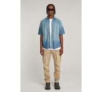 G-Star Regular Denim Shirt S/s Sun Faded Thames Talla: S | Camisas Casuales Outlet | Hombre | Azul