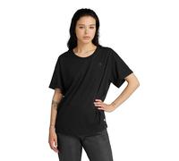 G-STAR Rolled Up Sleeve Boyfriend Top, Tops para Mujer, Negro (Dk Black D24524-4107-6484), M