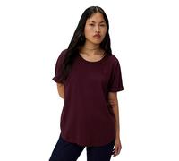 G-STAR Rolled Up Sleeve Boyfriend Top, Tops para Mujer, Rojo (Maroon D24524-4107-671), S