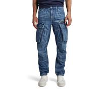 G-Star para Hombre Jeans Rovic Zip 3D Regular Tapered Denim, Azul (Faded Cliffside Blue D23077-D536-G326), 27W / 32L