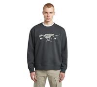 G-Star Running Dog Back Gr R Sw Sudadera Hombre (Pack de 1)
