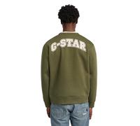 G-STAR Running Dog Back Gr R Sw Sudadera, Verde Shadow Olive D27095-d733-b230, S para Hombre