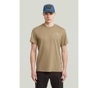 G-Star Script R T Beige/khaki Talla: XXL | Camisetas Básicas Outlet | Hombre | Marrón